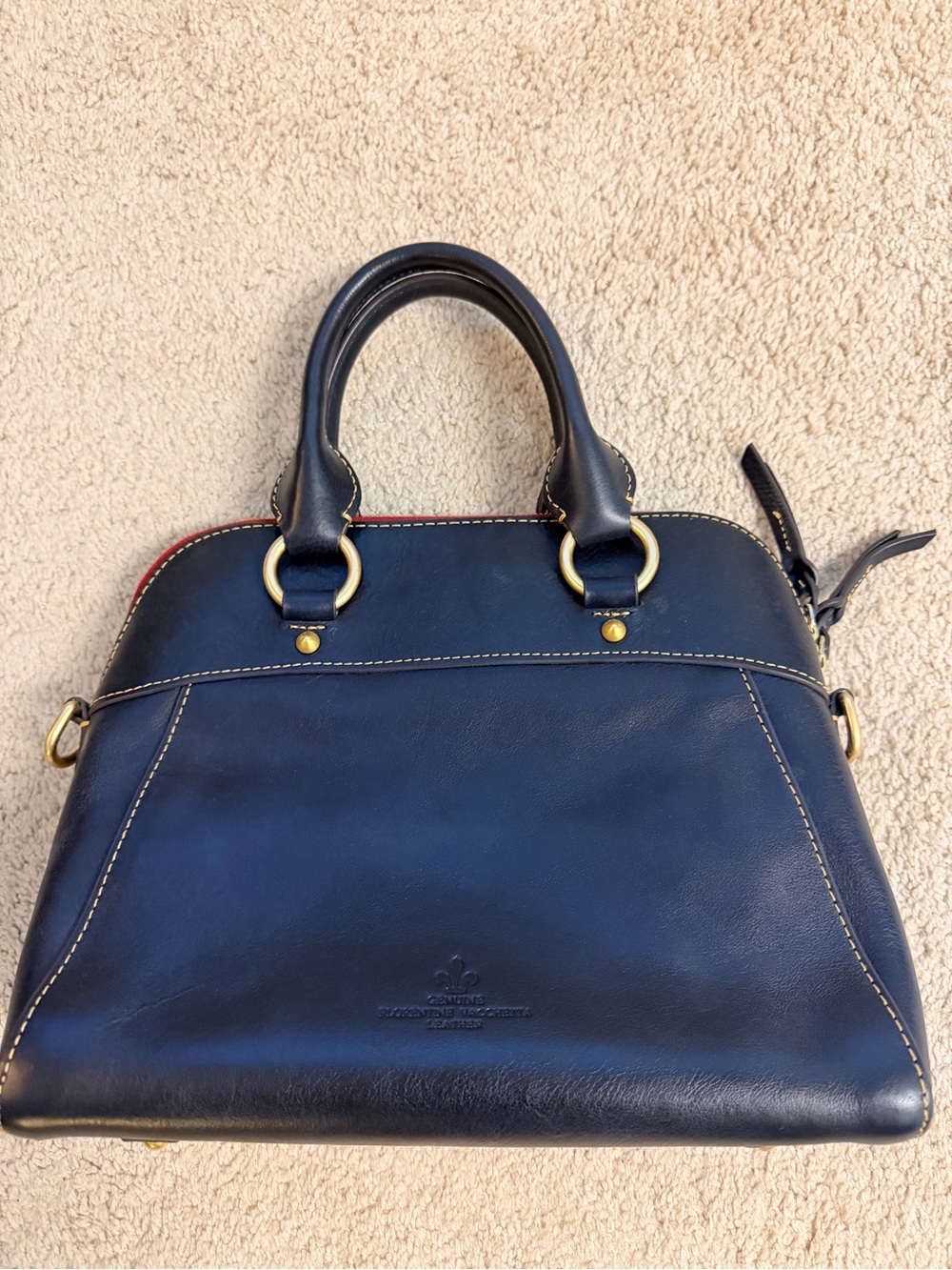 Dooney and Bourke Cameron Florentine Satchel - Black - Picture 2 of 6